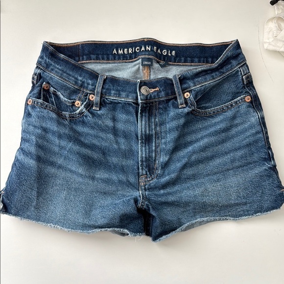 American Eagle Outfitters Pants - American Eagle Outfitters Blue Jean Shorts with Distressed Details